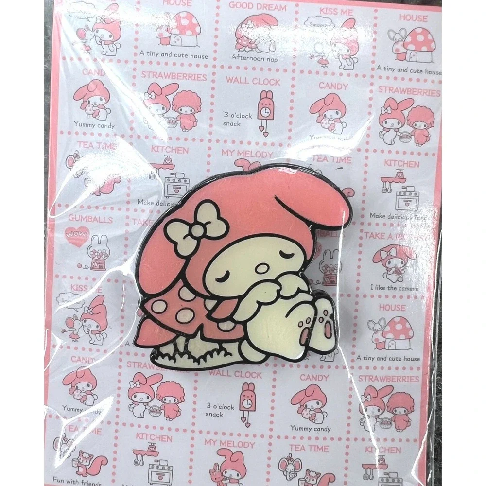 Sanrio Hello Kitty My Melody‎ Pin Set Japan Exclusive Nostalgic Pins Kawaii